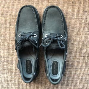 Sperry Top-Siders. Black. Size 7. NWOT.